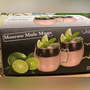 NWOT. Copper/stainless steel Mule Mugs